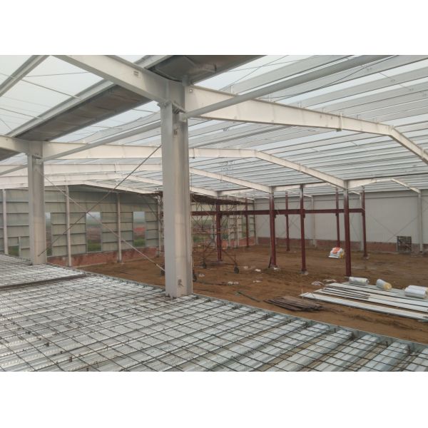 Buy SGS/Ce/ISO Certified Steel Structure Warehouse with UPVC Downpipe and H Steel Main Frame at wholesale prices