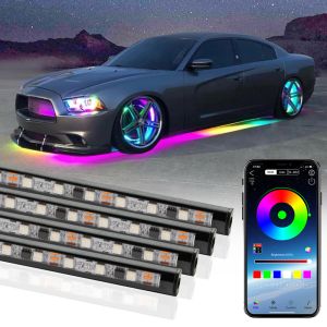 APP Control 12VDC Car Underglow Light SMD5050 Underbody Neon Lights