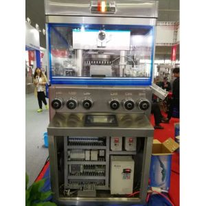 25mm Medicine Rotary Tablet Compression Machine GMP Standard