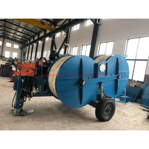 Overhead Transmission Line Cable Stringing Equipments 45kn Pulling Capacity Hydraulic Puller Tensioner