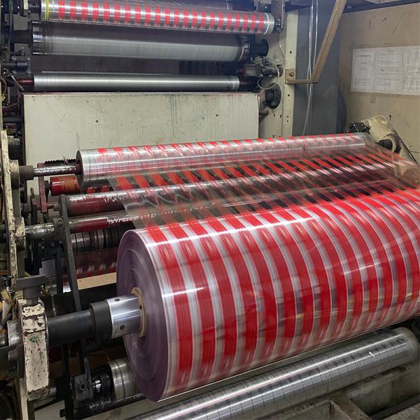 Buy Printed Tapes Jumbo Roll 1.28*4000m Bopp Packing Tape Manufacture at wholesale prices