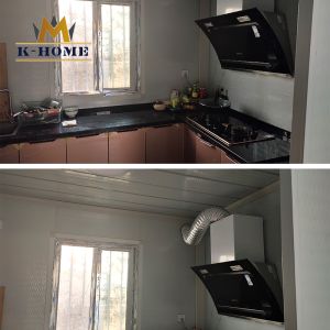 Prefabriated Labour Canteen Sandwich Panel House Light Steel Structure