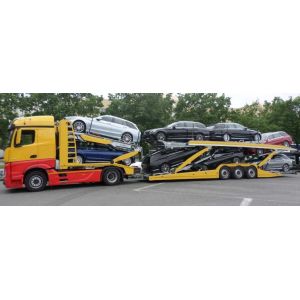 3 Axles Double Classis Car Transport Semi Trailer with 40t-60t Loading Weight