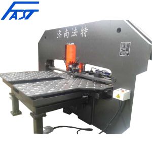 Tower Steel Structure Power Plant Fabrication CNC Plate Punching Drilling
