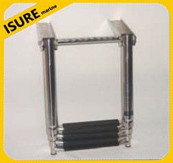 Quality Boat Stainless Steel Boarding Ladder Telescoping With In Handle for sale