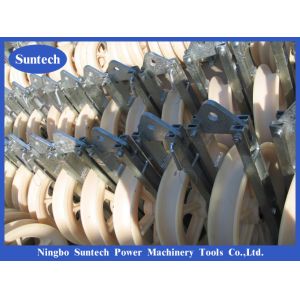 Overhead Line Single Nylon Wheel Transmission Conductor Stringing Blocks