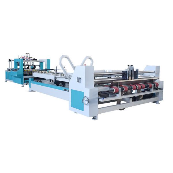 Full Automatic AFG2600 Carton Box Folder Gluer Machine , Box Folding And Gluing