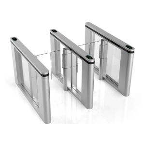 IP54 Bi Directional RFID Flap Security Gate For Conroling Safty