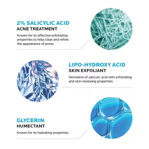 2% Salicylic Acid 0.05% Micro-Exfoliating Lha Facial Cleanser Whitening Remove