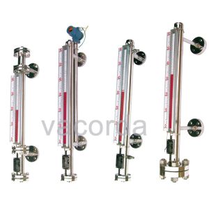 Stainless Steel Fluid Control 0.45g/Cm3 Magnetic Liquid Level Gauge