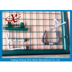 Professional Wire Mesh Gate , Durable Chain Link Fence Gate Easy Install