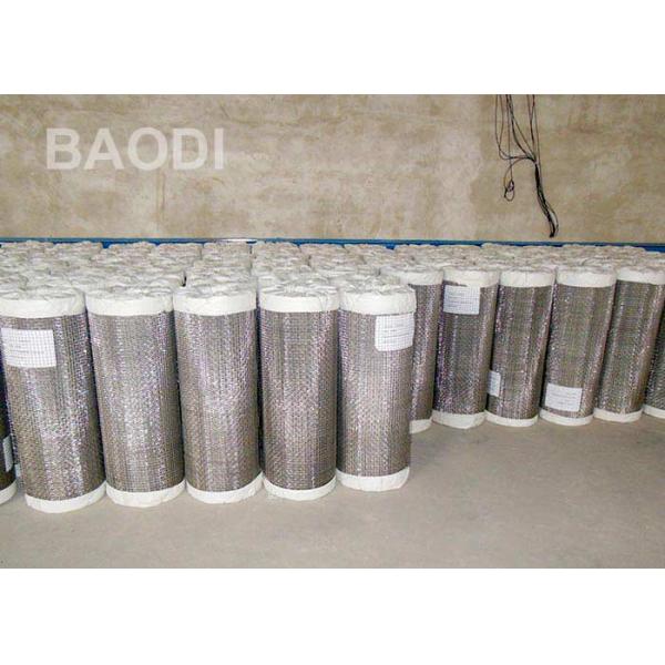 Mining Screen 304L Steel Crimped Wire Mesh Square Woven