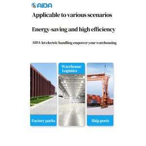 3000mm Lifting Height Electric Stacker with 2T Load Capacity and Hydraulic Lift