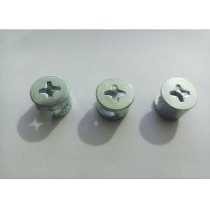 12MM Minifix Connecting Bolts , Furniture Cam Lock ISO9001 Certificated