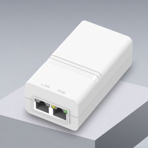 Quality PoE+ power injector with input 100-240Vac for IP Cameras for sale