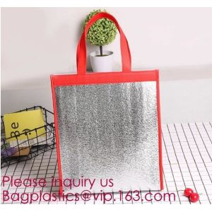 Customized logo printing insulated food delivery cooler bag,wholesale waterproof