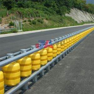 Highway Roller Barrel Barrier OEM Yellow Safety Roller Barrier