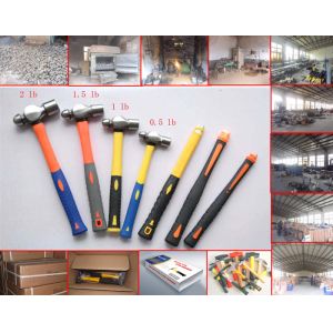 Quality Ball peen hammer with fiberglass handle for sale