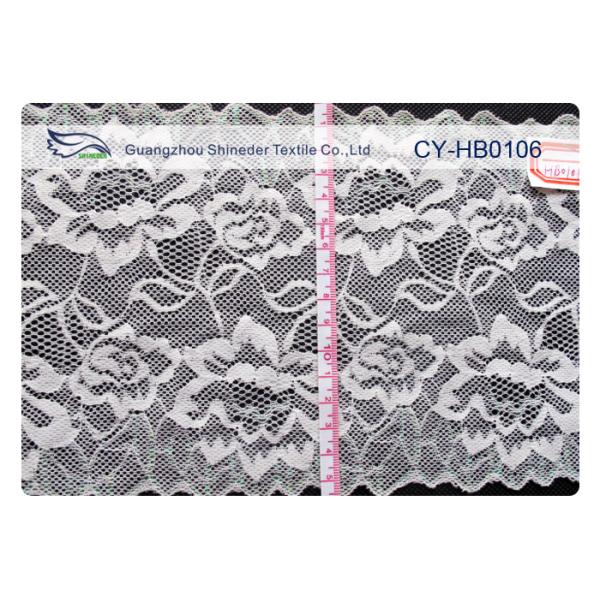 OEM / ODM Design Nylon Lace with Elastic Material For Shirt CY-HB0106