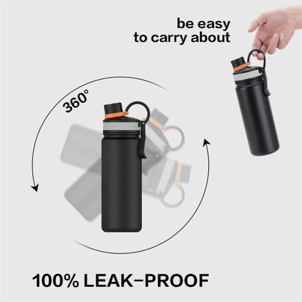 Double Wall Stainless Steel Vacuum Sports Bottle For Travel 23OZ