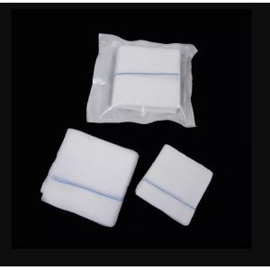 100% Cotton Raw Material Woven Gauze Pad Swabs Sterilized