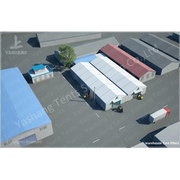 Buy 15x35M Transitional Large Canopy Tent Fabric Covered Storage Buildings at wholesale prices