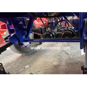 ISO/CCC/SGS Flatbed Trailer Semi Truck With Hydraulic Ramp