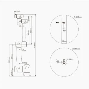 DOBOT CR16 6 Axis Chinese Robot Arm With Robot Gripper