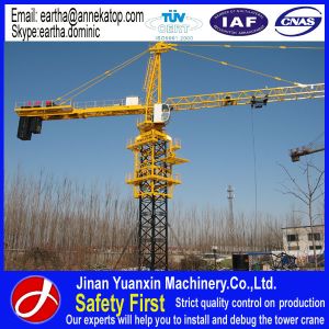 Quality 8t load 60m working range building tower crane for sale