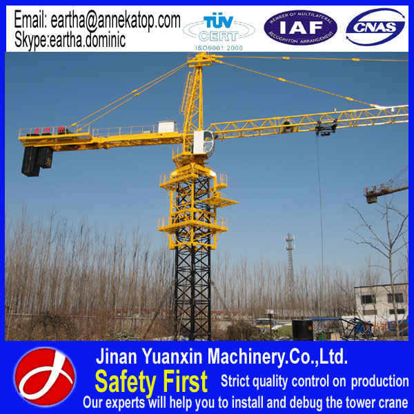 Buy QTZ80-6010 good price tower crane with install service at wholesale prices