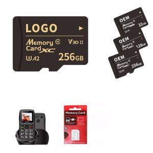 Customized Tarjeta Micro Sd 128Gb 256gb Memory Tf Card