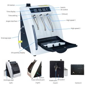 60L/Min Dental Handpiece Lubricator High Or Low Speed Handpiece Lubricating
