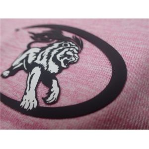 Black Matt Silicone Molding Heat Transfer Clothing Labels High - Elastic