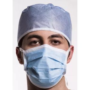 Quality 18'' 21'' 24'' Disposable Hair Net Cap MOQ 20000pcs PP Nonwoven Fabric For Hospital for sale