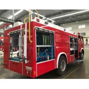 160HP 118kw Water Tanker Fire Truck 4 Ton For Emergency Rescue
