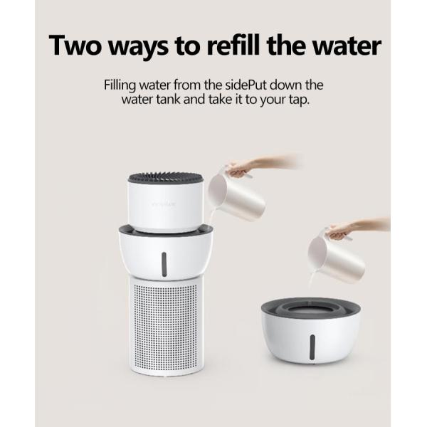 Portable Home 2 In 1 Hepa 13 Air Purifier Humidifier Machine 230M3/H