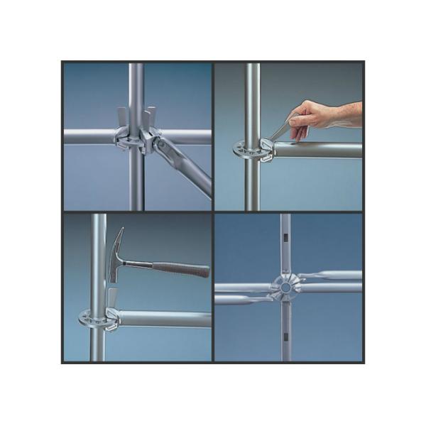 50*3Mm Aluminum Scaffolding Tower Galvanized Building Ring Lock For Construction