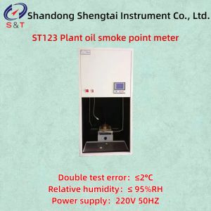 Quality Visual Determination Method Manual Plant Oil Smoke Point Tester ST123 Double Test Error ≤2°C for sale
