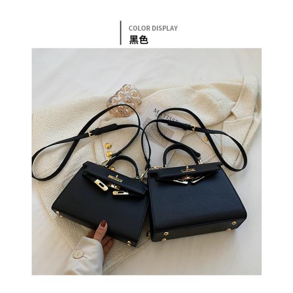 NEW FASHION WINTER TEXTURE WOMEN'S BAG SIMPLE SHOULDER BAG FASHION CROSS-BODY KELLY BAG