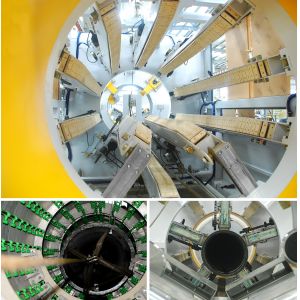 80kg-800kg Single Screw Extrusion 16mm-630mm PE Plastic Tube Pipe Making Machine