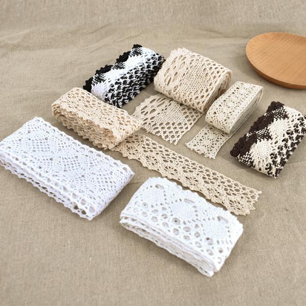 2020 Macaron color French Appliques Guipure Fabrics Bridal Cotton Embroidery Lace Trimmings