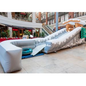 Exciting Inflatable Snow Toboggan Ride On For Kids / Adults