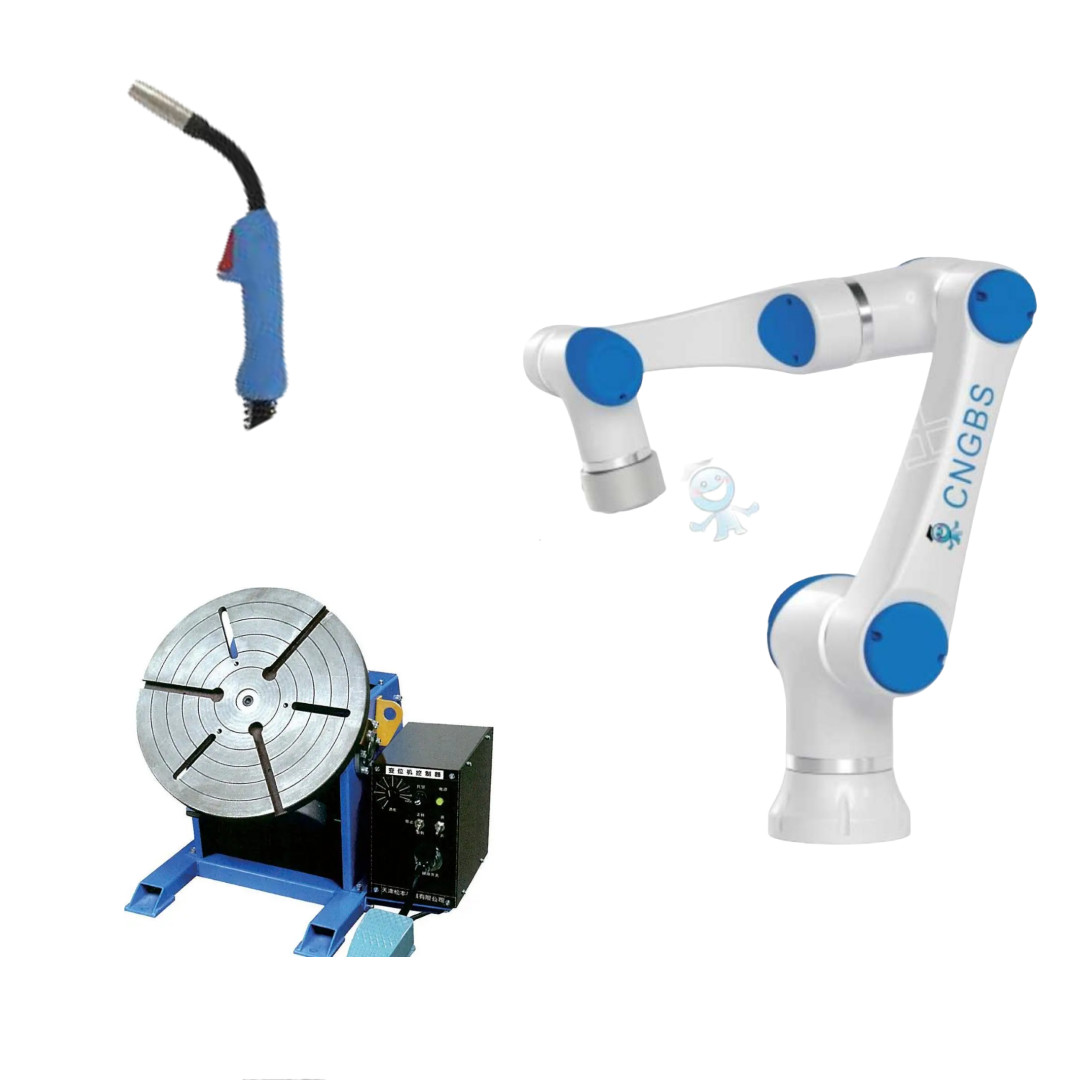CNGBS G10 Collaborative Welding Robot With Welding Torch And Robot Positioner