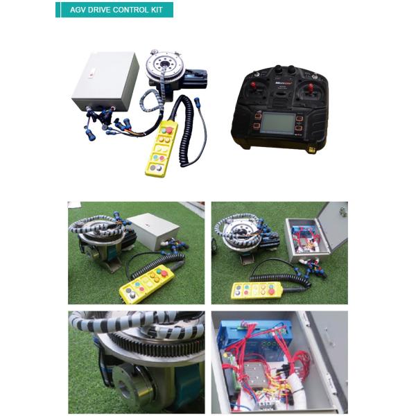 5KW AGV Rubber Heavy Duty Robot Wheels Motor Steering Wheel