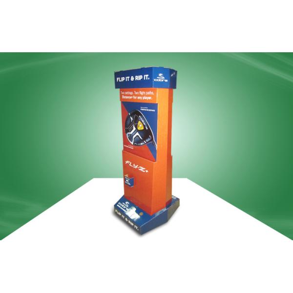 Buy Lanimation Golf Pole Corrugated Cardboard Display Stands With Eye - catching Design at wholesale prices