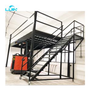 Multi Level Warehouse Metal Shelving Support Mezzanine Attic Rack