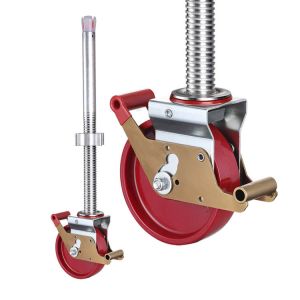 8inch 2200lbs Capacity Heavy Duty Scaffolding Wheels With Long Threaded Stem