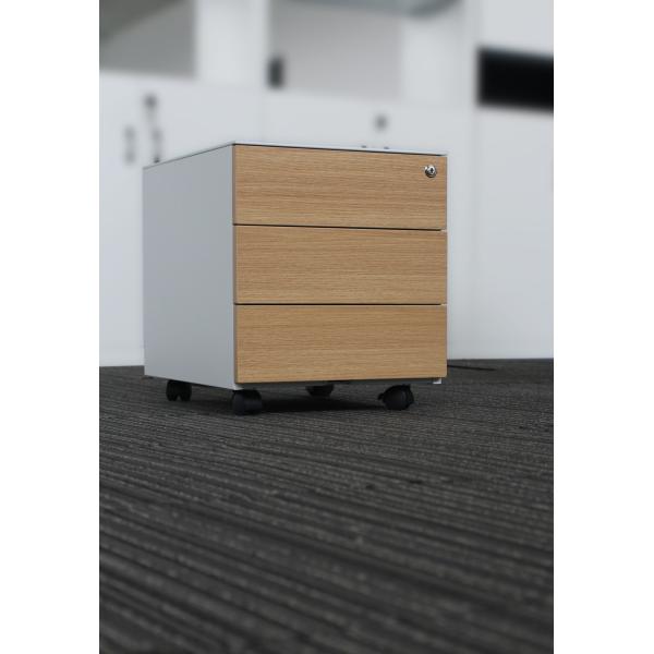 Buy Modern 5MM Side Office Mobile Pedestal File Cabinet Storage at wholesale prices