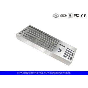 Machine Industrial Keyboard With Trackball Desktop IP68 EMC USB