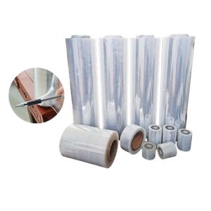 Transparent Plastic LDPE Wrapping Film 15μM Thickness Polyethylene Customized